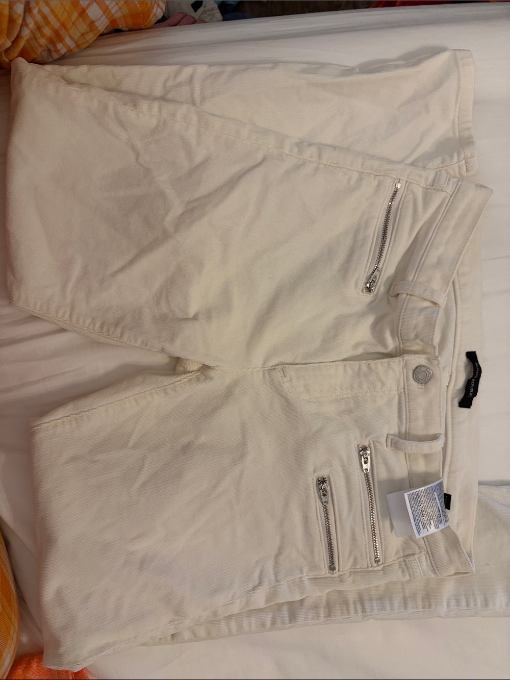 Banana Republic 28S corduroy pants -Ivory